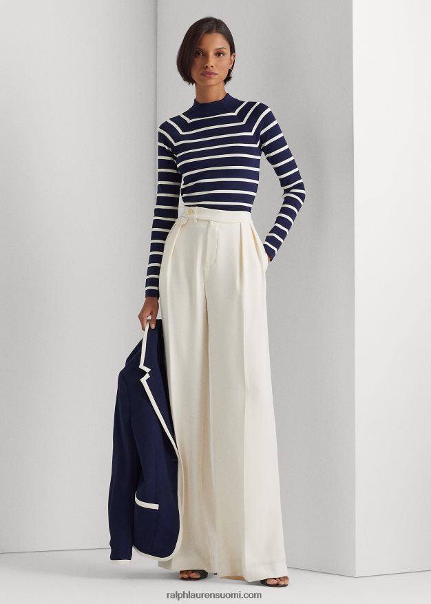 Ralph Lauren naiset raidallinen neulepusero 0Z24ZR4003