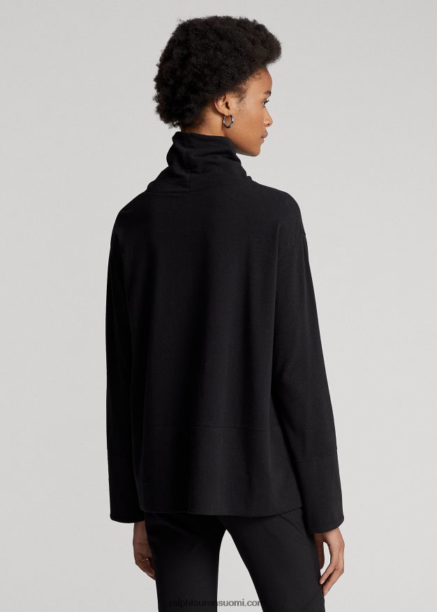 Ralph Lauren naiset suorituskykyinen puuvillasekoitettu villapaita 0Z24ZR3567 musta