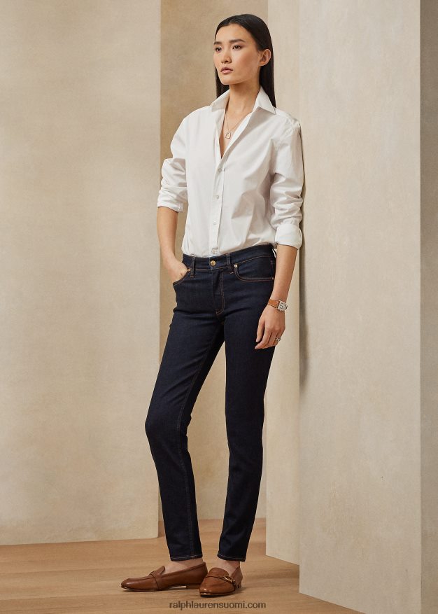 Ralph Lauren naiset adrien poikaystävä paita 0Z24ZR9133 valkoinen