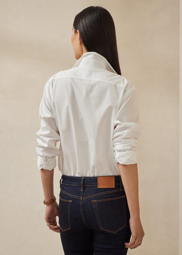 Ralph Lauren naiset adrien poikaystävä paita 0Z24ZR9133 valkoinen