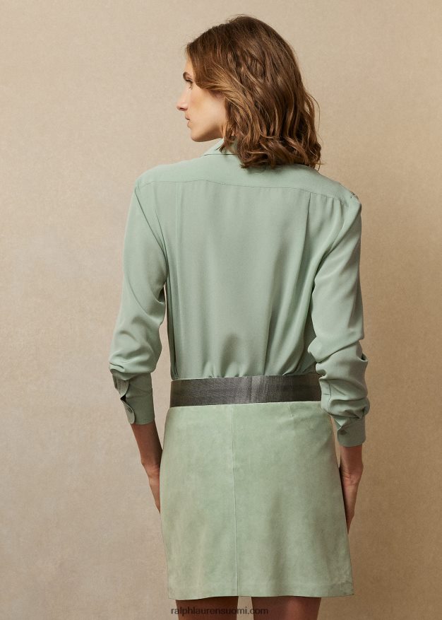 Ralph Lauren naiset darien crepe de chine -paita 0Z24ZR9267 kevätsalvia