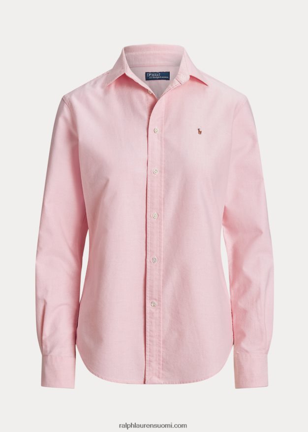 Ralph Lauren naiset klassinen istuva oxford-paita 0Z24ZR3145 kylpy vaaleanpunainen