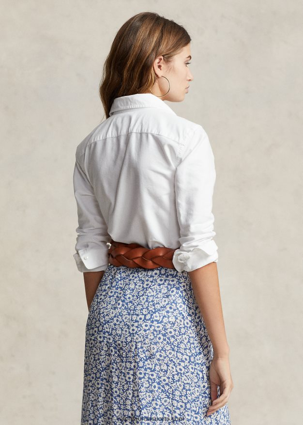 Ralph Lauren naiset klassinen istuva oxford-paita 0Z24ZR3147 valkoinen
