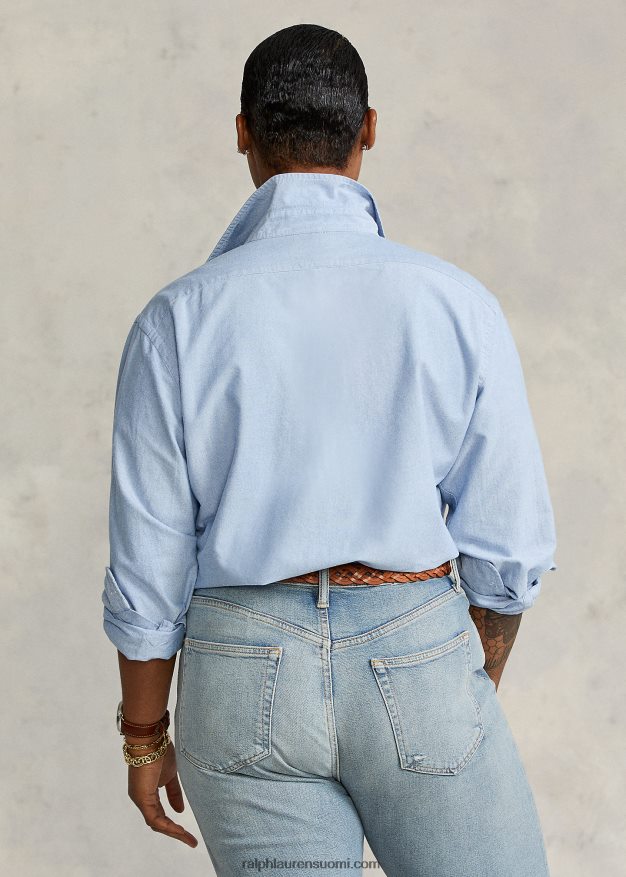 Ralph Lauren naiset klassinen istuva oxford-paita 0Z24ZR3348 sininen hyasintti