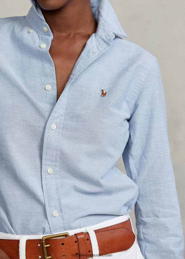 Ralph Lauren naiset klassinen istuva oxford-paita 0Z24ZR3348 sininen hyasintti