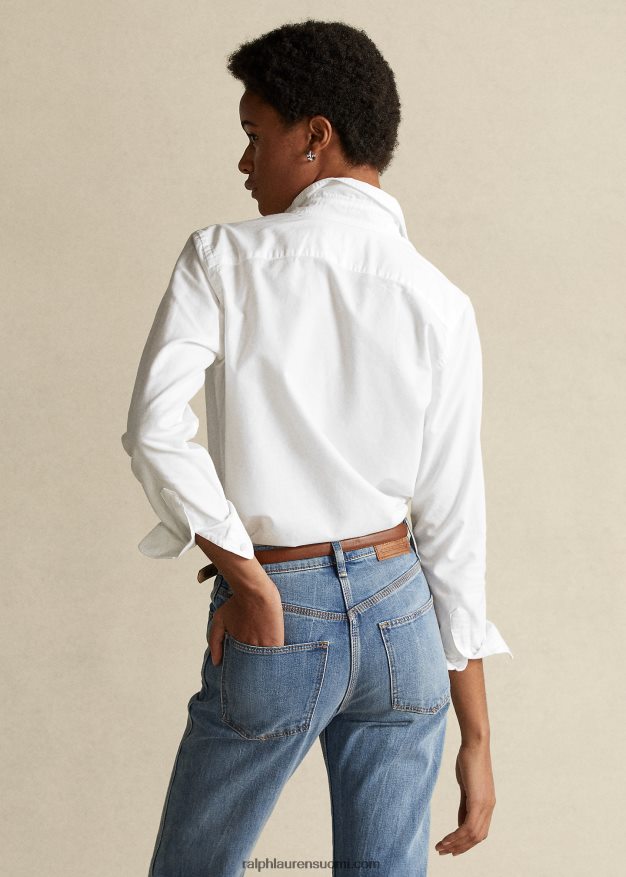 Ralph Lauren naiset klassinen istuva oxford-paita 0Z24ZR3349 valkoinen