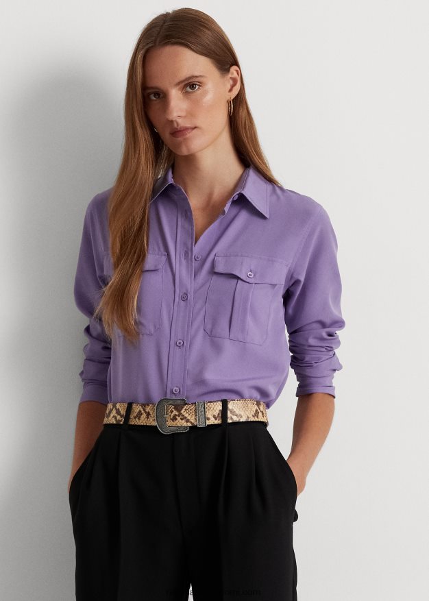 Ralph Lauren naiset kreppipaita 0Z24ZR4877