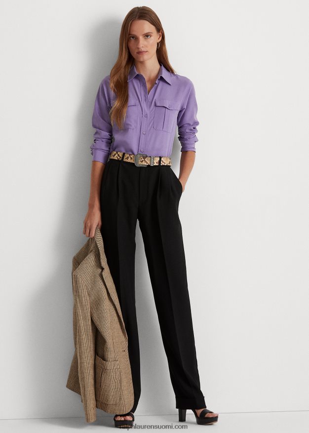 Ralph Lauren naiset kreppipaita 0Z24ZR9536 wisteria