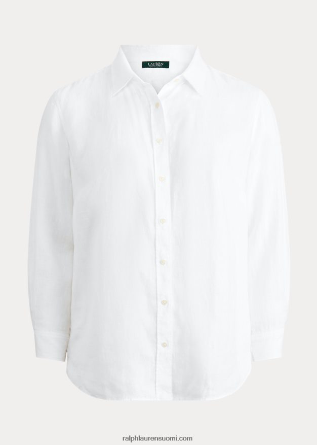 Ralph Lauren naiset pellavarulla tab-hihainen paita 0Z24ZR4641