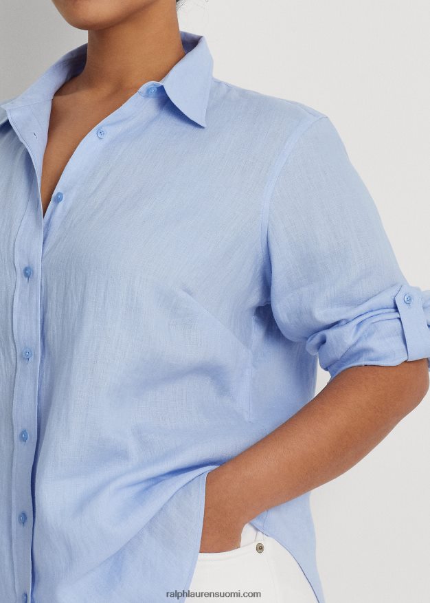 Ralph Lauren naiset pellavarulla tab-hihainen paita 0Z24ZR4644