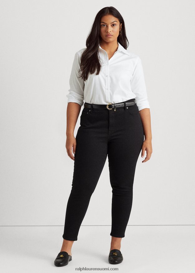 Ralph Lauren naiset puuvillainen oxford paita 0Z24ZR4735 valkoinen