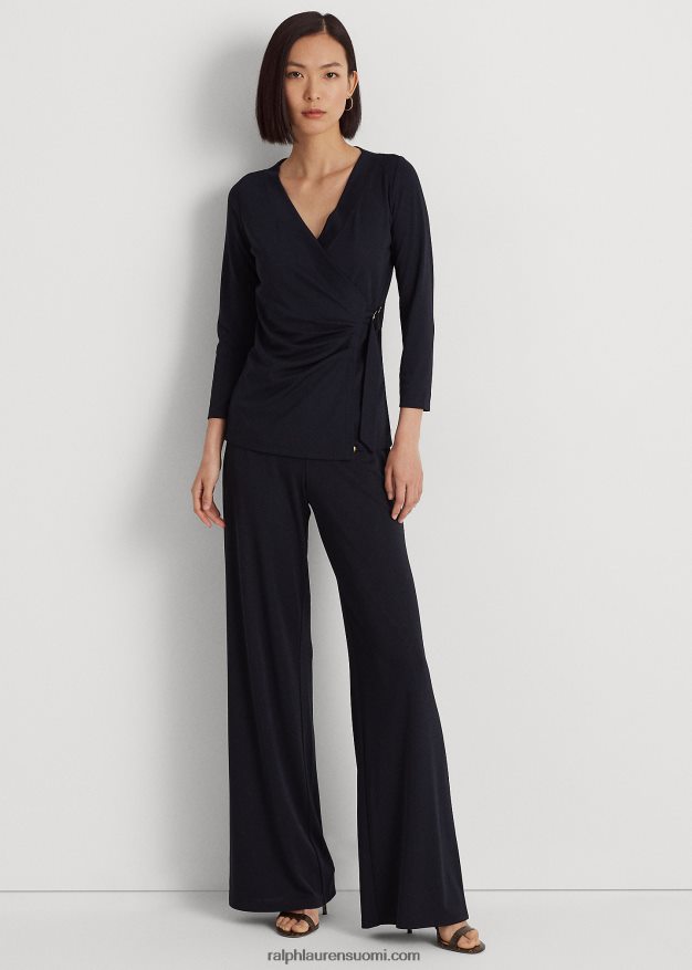 Ralph Lauren naiset stretch jersey toppi 0Z24ZR9160 laivasto