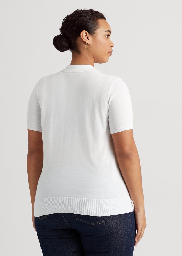 Ralph Lauren naiset jersey poolopaita 0Z24ZR4788 valkoinen