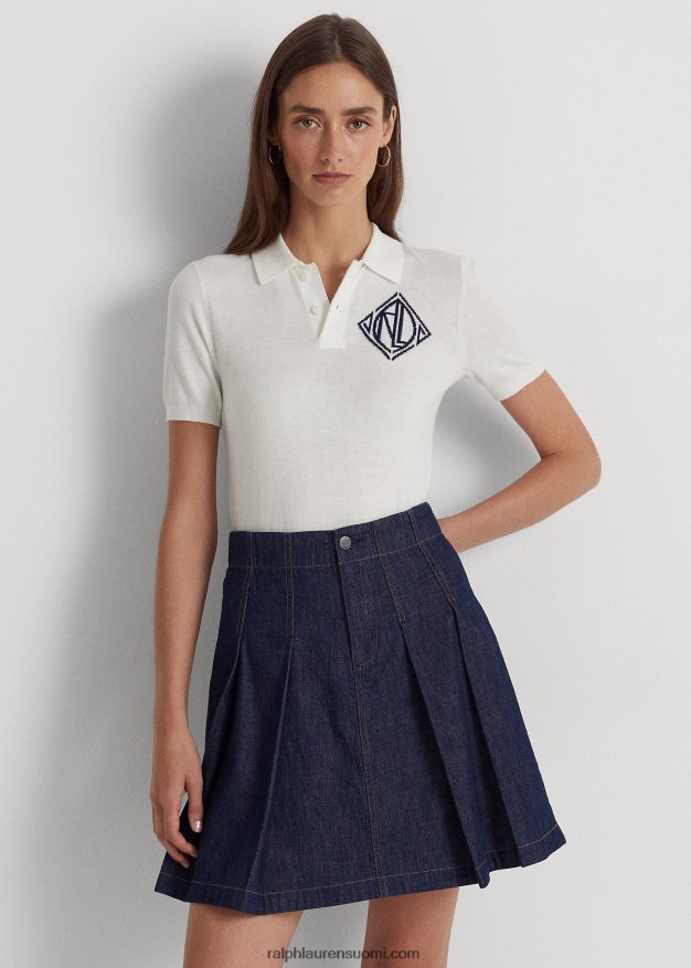Ralph Lauren naiset jersey poolopaita 0Z24ZR4884 valkoinen