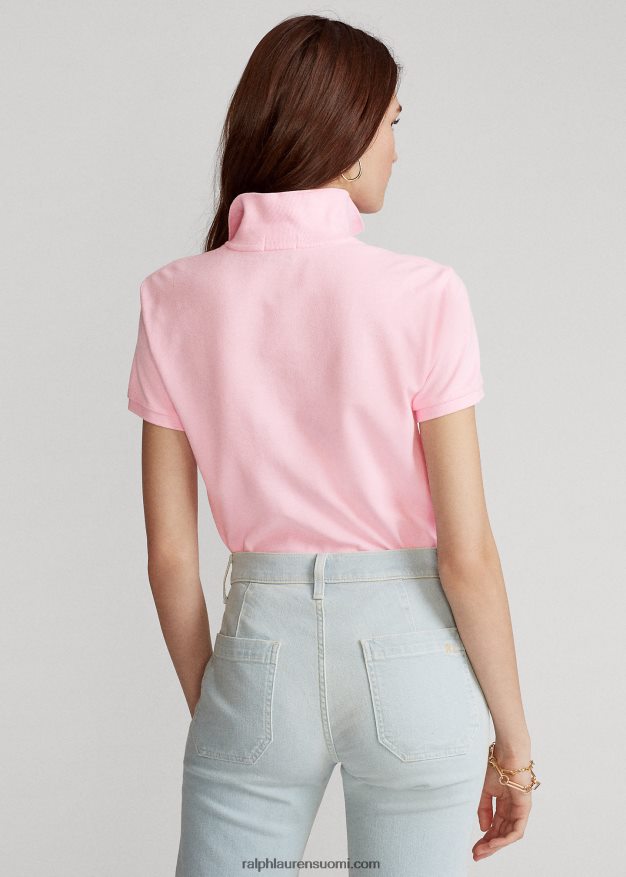 Ralph Lauren naiset klassinen istuvuus mesh-poolopaita 0Z24ZR9213 karmelin pinkki