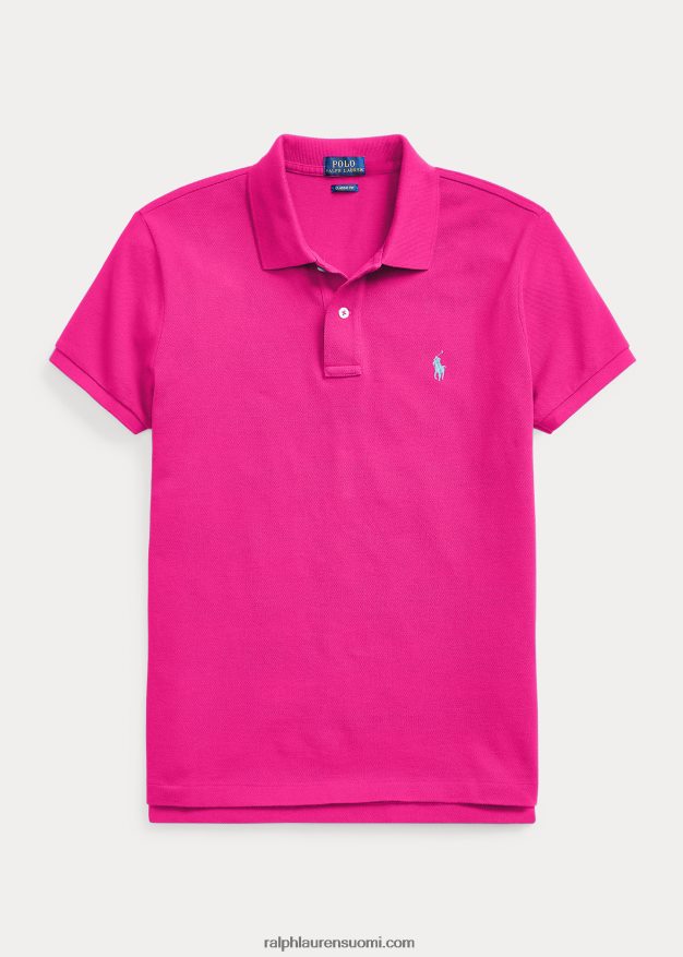 Ralph Lauren naiset klassinen istuvuus mesh-poolopaita 0Z24ZR9215 vaaleanpunainen taivas