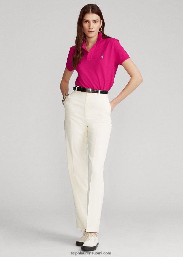 Ralph Lauren naiset klassinen istuvuus mesh-poolopaita 0Z24ZR9215 vaaleanpunainen taivas