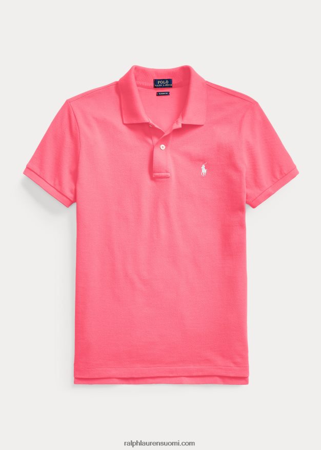 Ralph Lauren naiset klassinen istuvuus mesh-poolopaita 0Z24ZR9216 kuuma pinkki