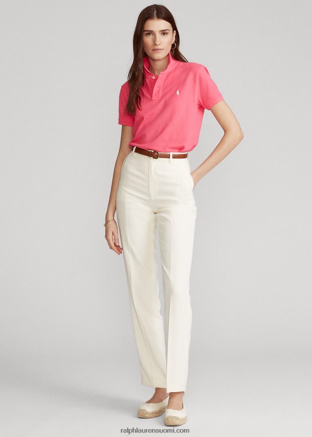 Ralph Lauren naiset klassinen istuvuus mesh-poolopaita 0Z24ZR9216 kuuma pinkki