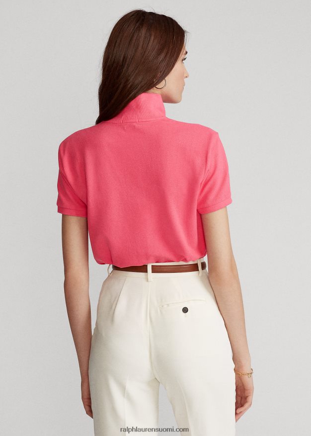 Ralph Lauren naiset klassinen istuvuus mesh-poolopaita 0Z24ZR9216 kuuma pinkki