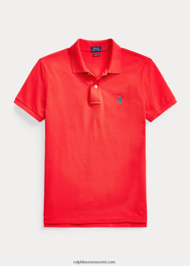 Ralph Lauren naiset klassinen istuvuus mesh-poolopaita 0Z24ZR9217 terälehti ruusu