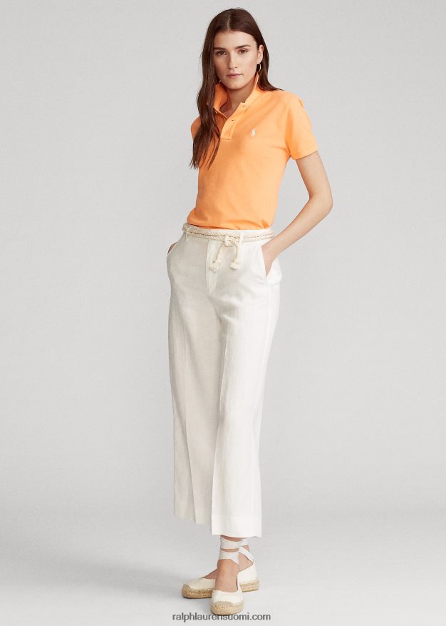Ralph Lauren naiset klassinen istuvuus mesh-poolopaita 0Z24ZR9219 key west oranssi
