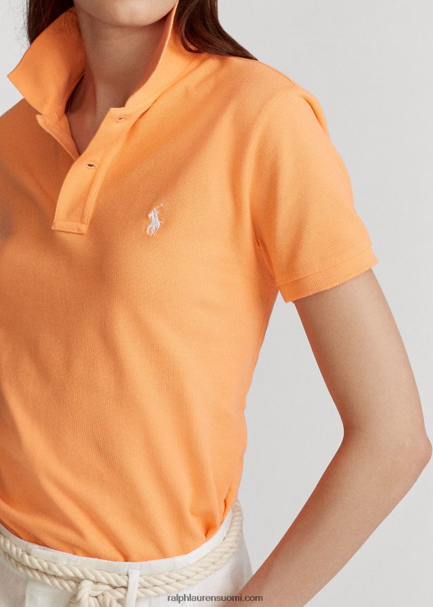 Ralph Lauren naiset klassinen istuvuus mesh-poolopaita 0Z24ZR9219 key west oranssi