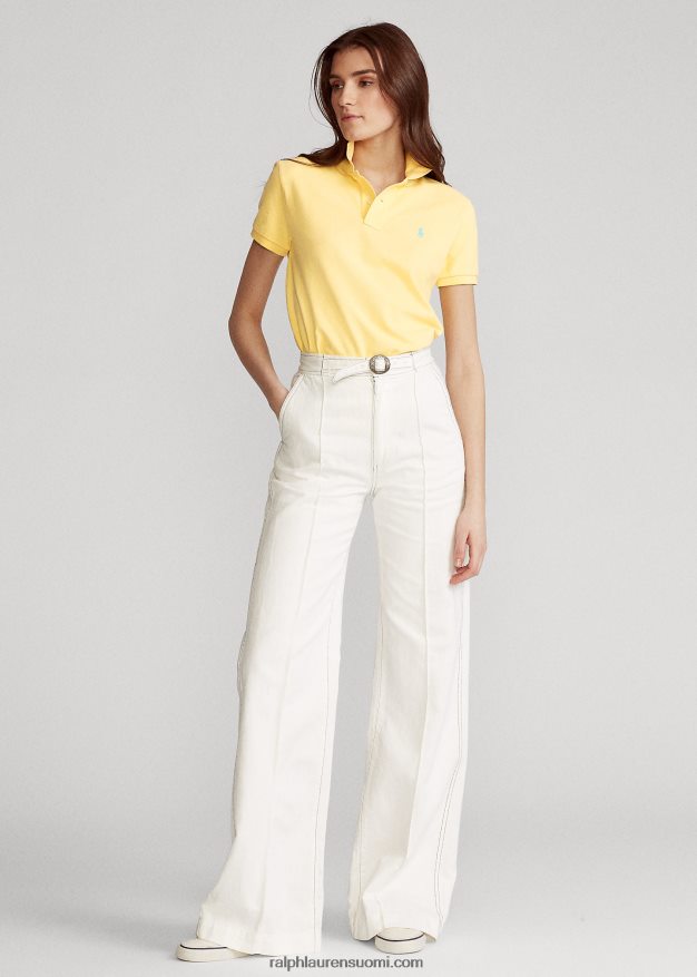 Ralph Lauren naiset klassinen istuvuus mesh-poolopaita 0Z24ZR9220 maissin keltainen