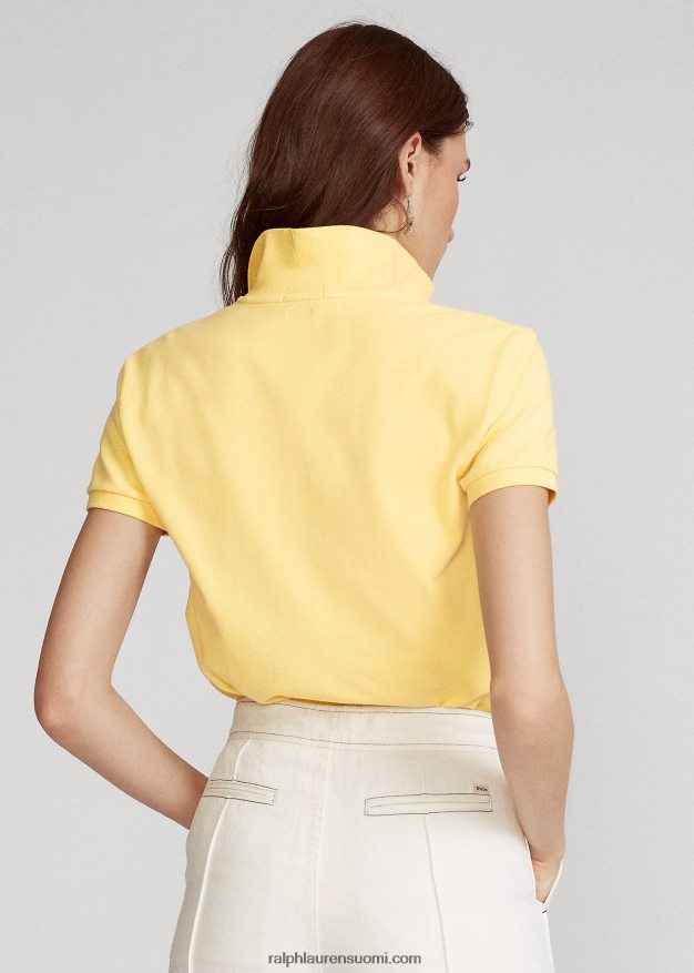 Ralph Lauren naiset klassinen istuvuus mesh-poolopaita 0Z24ZR9220 maissin keltainen