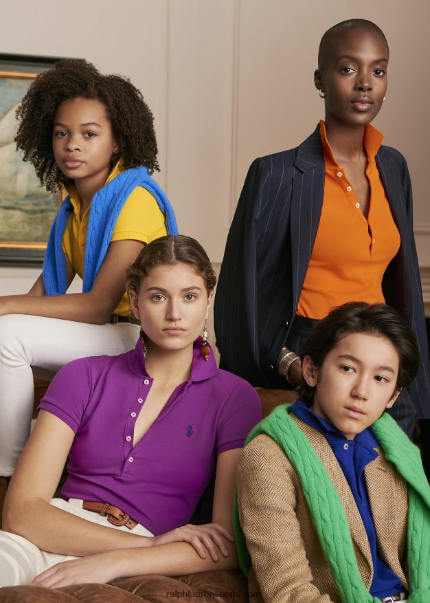 Ralph Lauren naiset klassinen istuvuus mesh-poolopaita 0Z24ZR9221 keltaevä