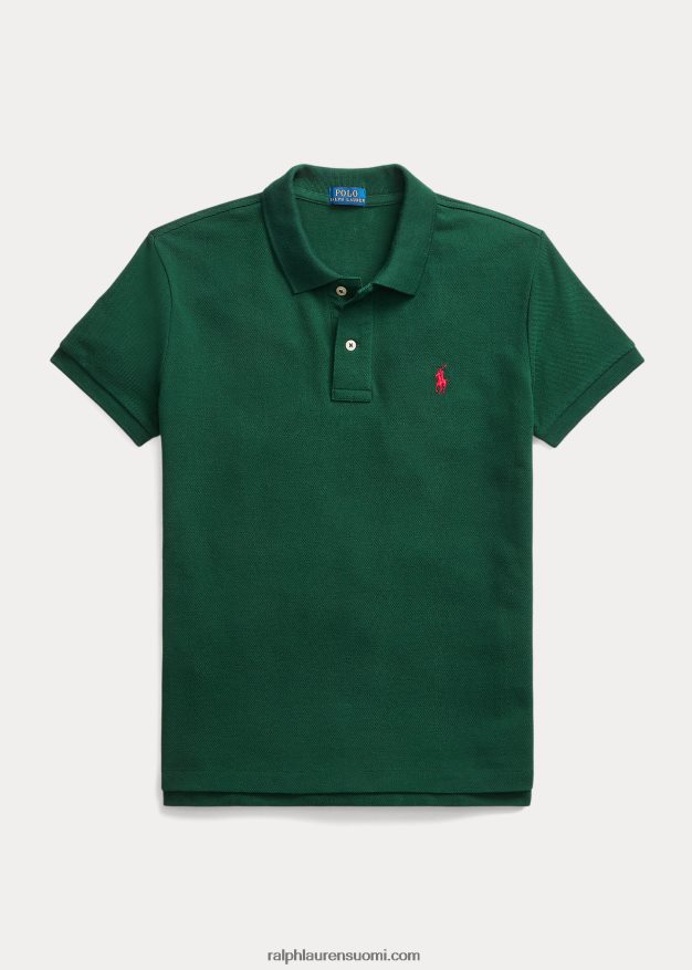 Ralph Lauren naiset klassinen istuvuus mesh-poolopaita 0Z24ZR9227 college vihreä