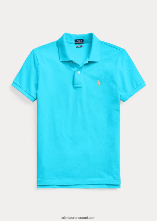 Ralph Lauren naiset klassinen istuvuus mesh-poolopaita 0Z24ZR9230 poukaman sininen