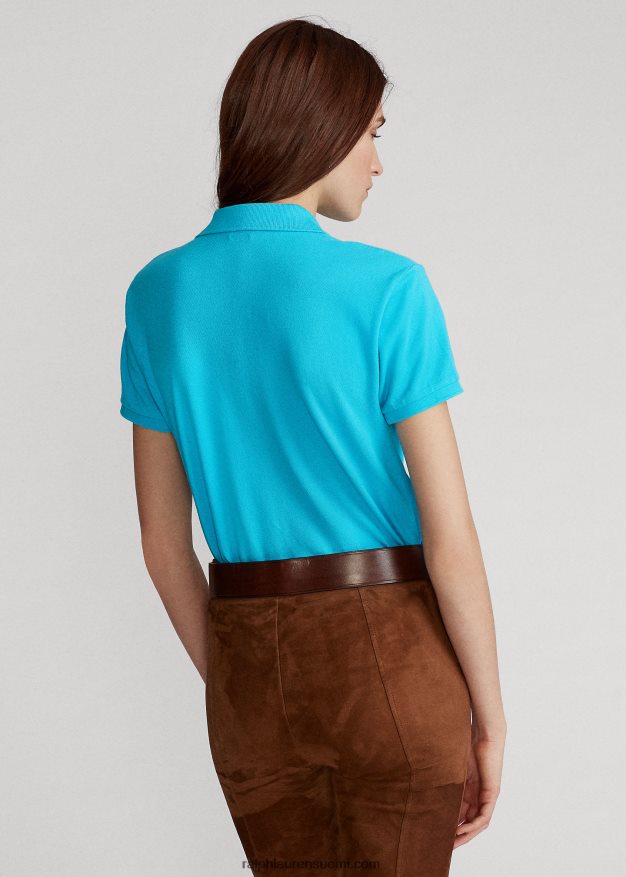 Ralph Lauren naiset klassinen istuvuus mesh-poolopaita 0Z24ZR9230 poukaman sininen