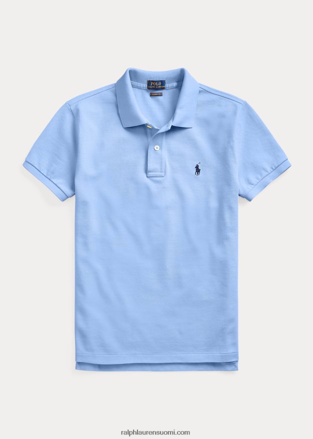 Ralph Lauren naiset klassinen istuvuus mesh-poolopaita 0Z24ZR9231 satamasaaren sininen
