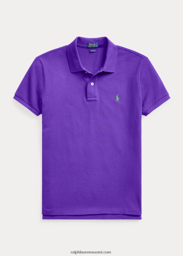 Ralph Lauren naiset klassinen istuvuus mesh-poolopaita 0Z24ZR9238 violetti chalet