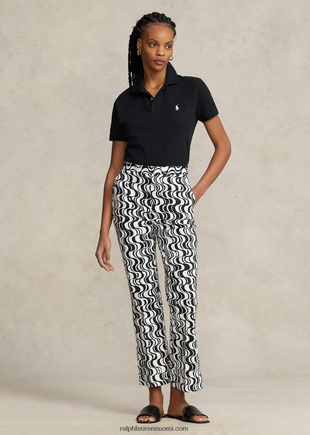 Ralph Lauren naiset klassinen istuvuus mesh-poolopaita 0Z24ZR9241 musta