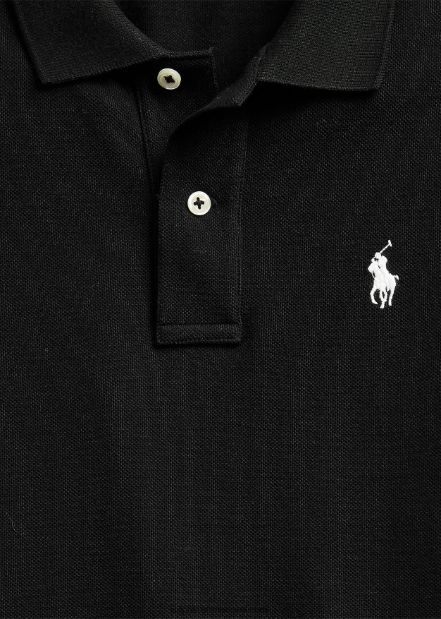 Ralph Lauren naiset klassinen istuvuus mesh-poolopaita 0Z24ZR9241 musta