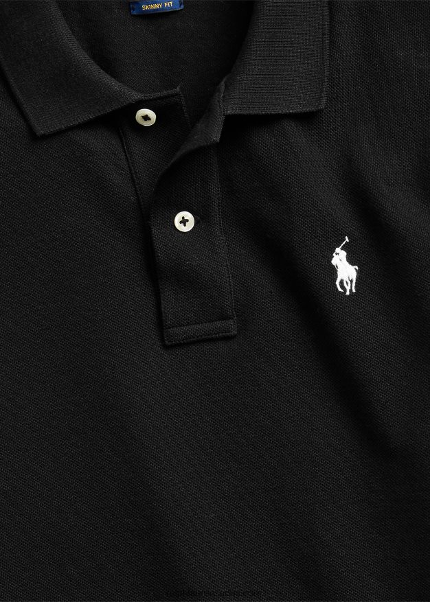 Ralph Lauren naiset klassinen istuvuus mesh-poolopaita 0Z24ZR9241 musta