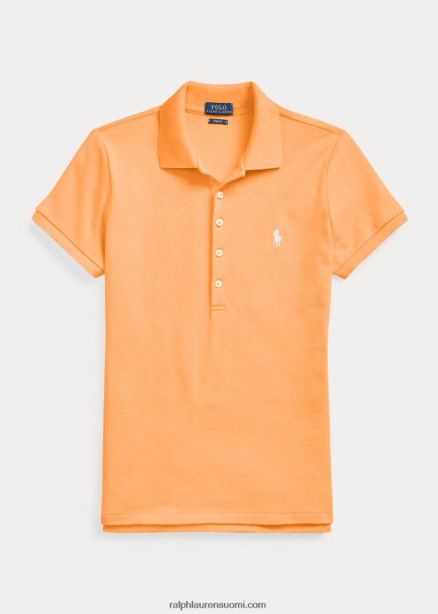 Ralph Lauren naiset ohut joustava poolopaita 0Z24ZR3251 key west oranssi