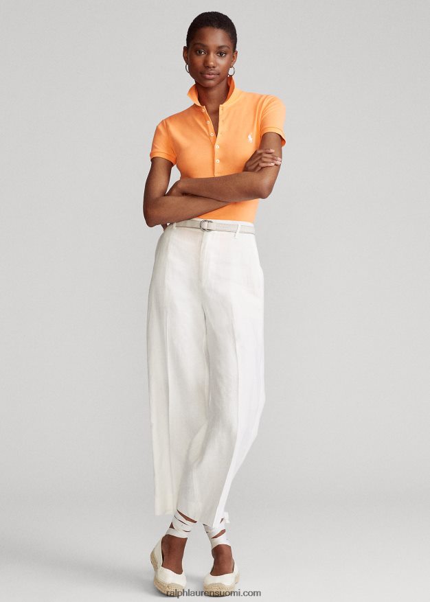 Ralph Lauren naiset ohut joustava poolopaita 0Z24ZR3251 key west oranssi