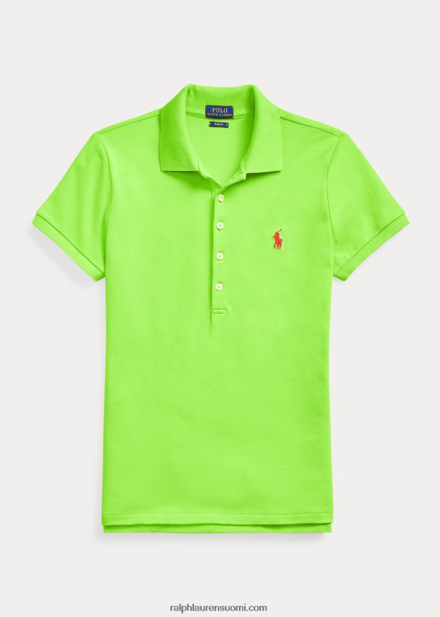 Ralph Lauren naiset ohut joustava poolopaita 0Z24ZR3254 kiivi lime