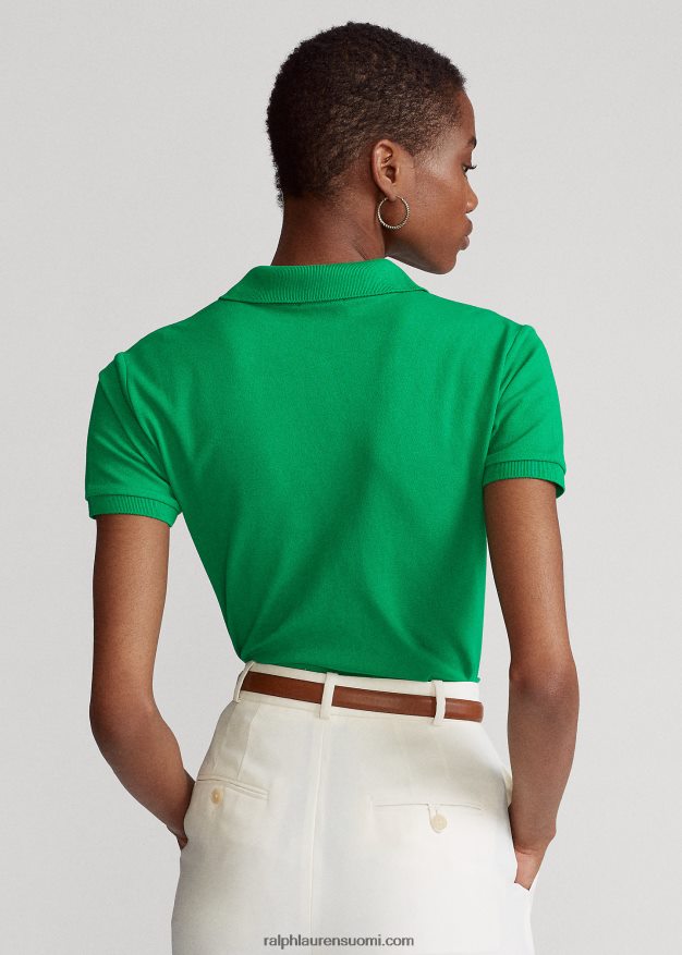 Ralph Lauren naiset ohut joustava poolopaita 0Z24ZR3256 biljardi-
