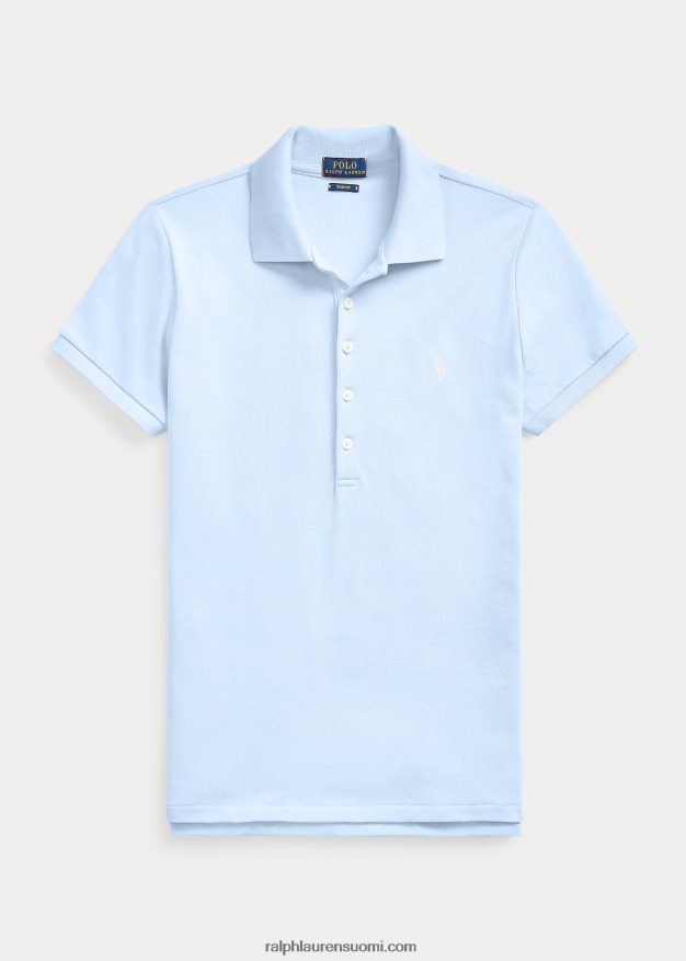 Ralph Lauren naiset ohut joustava poolopaita 0Z24ZR3260 toimiston sininen