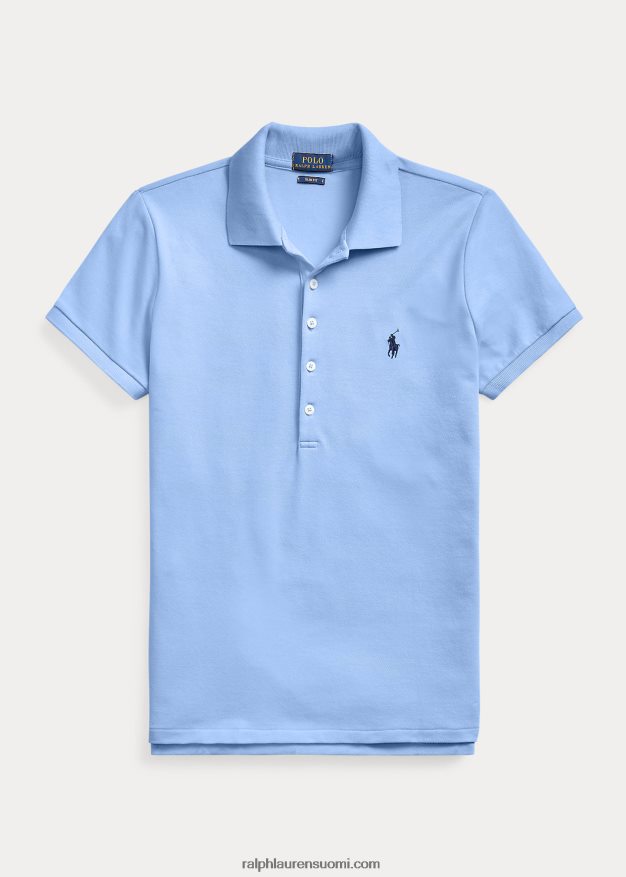Ralph Lauren naiset ohut joustava poolopaita 0Z24ZR3264 satamasaaren sininen
