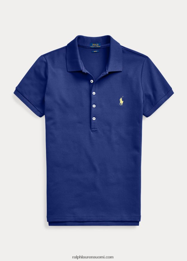 Ralph Lauren naiset ohut joustava poolopaita 0Z24ZR3266 syksy kuninkaallinen