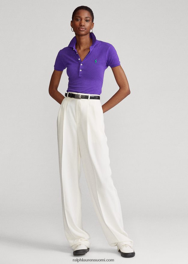 Ralph Lauren naiset ohut joustava poolopaita 0Z24ZR3270 chalet violetti