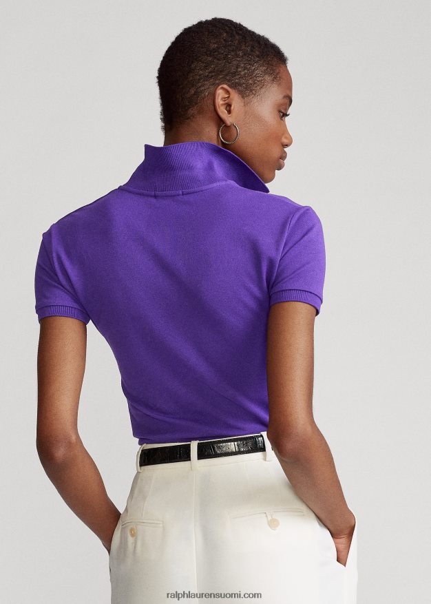 Ralph Lauren naiset ohut joustava poolopaita 0Z24ZR3270 chalet violetti