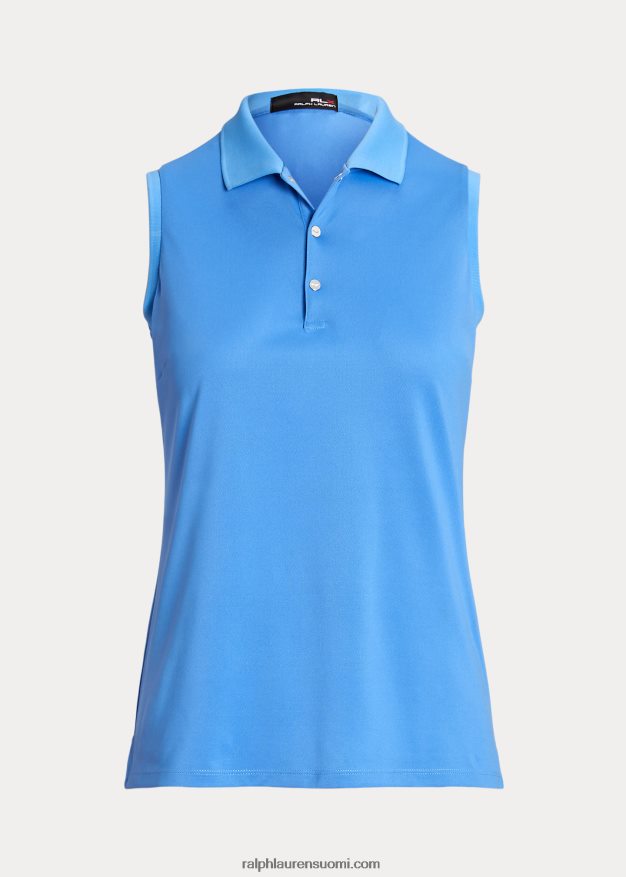 Ralph Lauren naiset pikee hihaton poolopaita 0Z24ZR3697 floridan sininen
