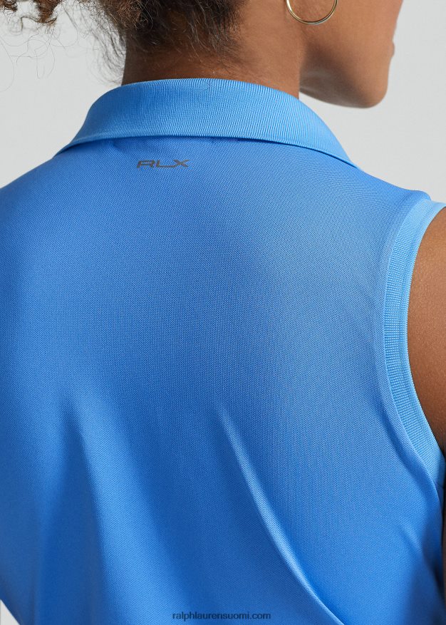 Ralph Lauren naiset pikee hihaton poolopaita 0Z24ZR3697 floridan sininen