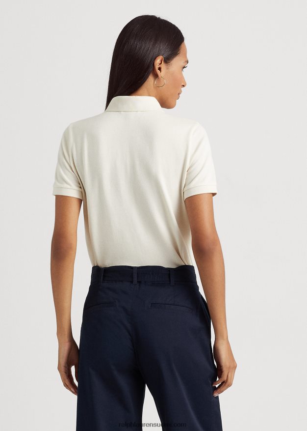 Ralph Lauren naiset pikee poolopaita 0Z24ZR4430 mascarpone-kermaa